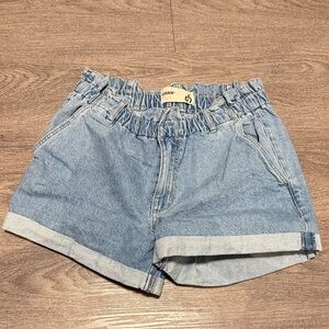 Garage Light Blue Jean Shorts